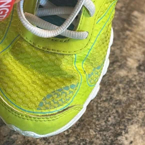 New Balance Bright Yellow and Light Blue Women's Sneakers - Picture 12 of 13